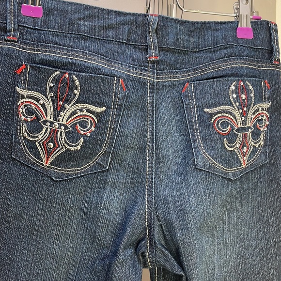 Exotic Women’s Blue Midrise Pants by Candies - Picture 10 of 12